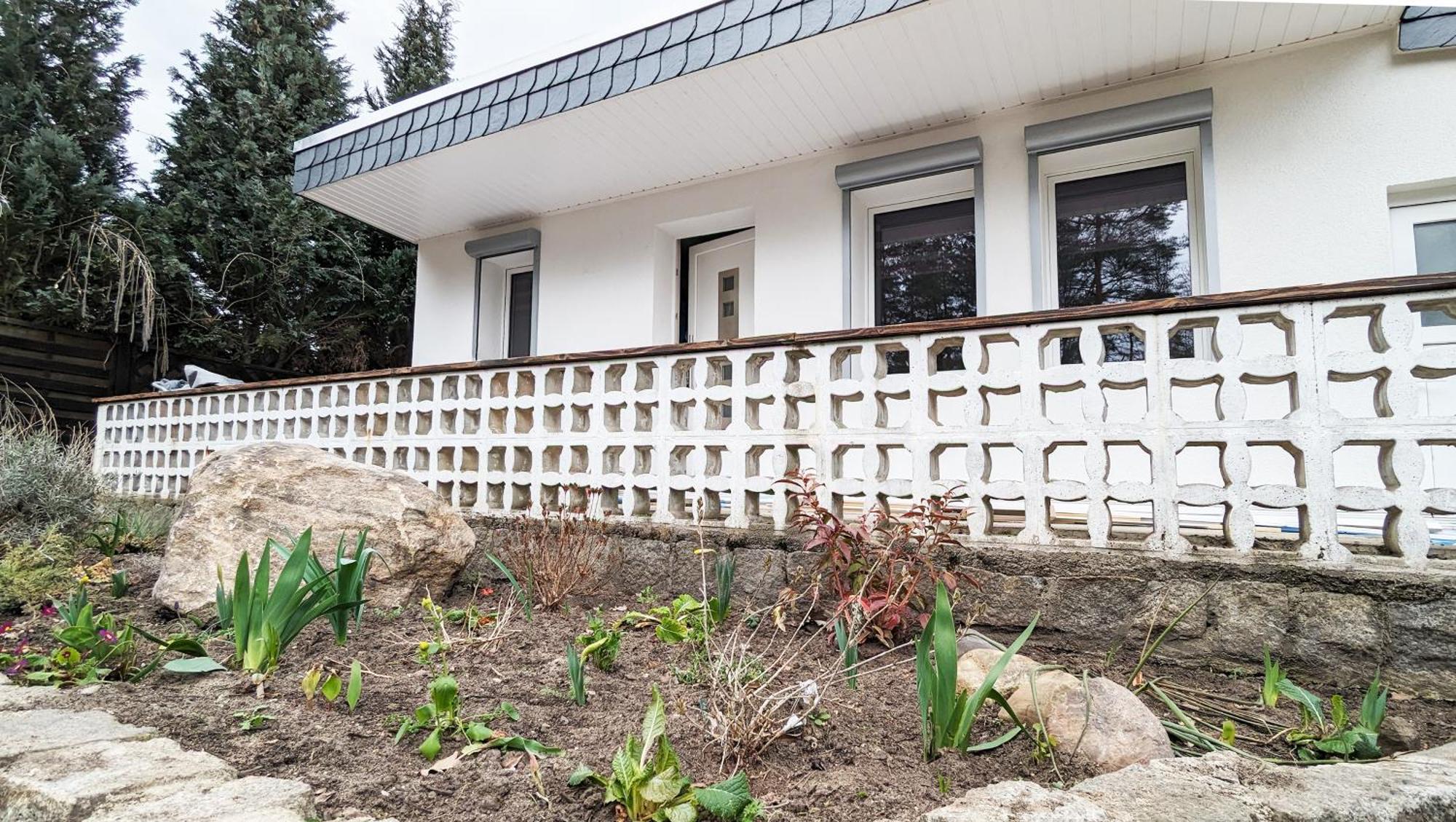 Haus Kleiner Findling Im Lausitzer Seenland Tätzschwitz Eksteriør billede